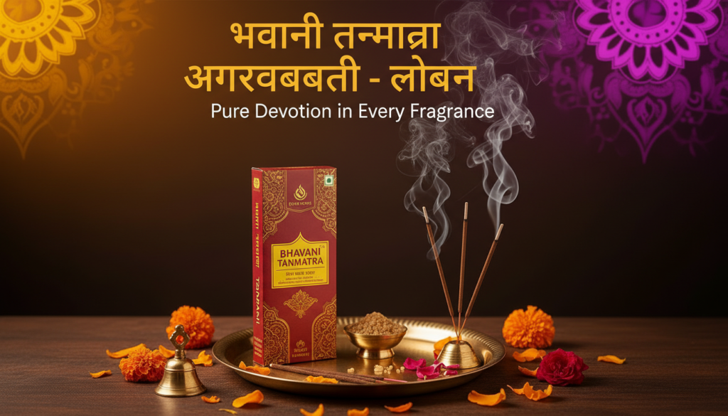Bhavani Tanmatra Agarbathi-Loban: Pure Devotion in Every Fragrance