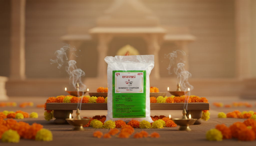 Safety and Handling Tips for Bhavani Pooja Camphor 1000 Gram Jar