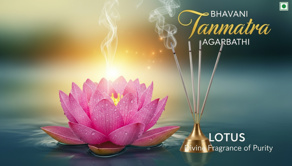 Bhavani Tanmatra Agarbathi-Lotus: Divine Fragrance of Purity
